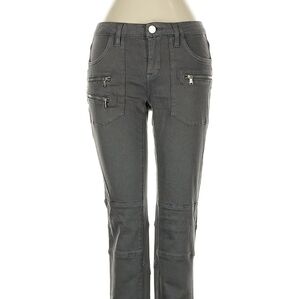 BLANK NYC Nordstrom Gray Moto Skinnies Asymmetrical Zippers Size 27